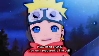 Naruto and Hinata❤"I don't have anyone, but I never cry"