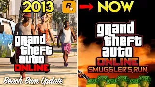 How Rockstar Has Changed GTA Online Since the 1st DLC 4 Years Ago (Paid Expansions & Free Content)