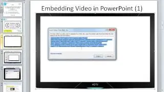 How to embed YouTube video in to PowerPoint 2010 (1)