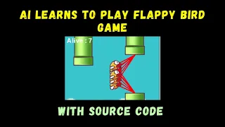 AI learns to play Flappy Bird Game - Advanced Deep Learning Project - With Source Code #shorts