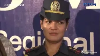 Policeman proposes to girlfriend in front of Duterte