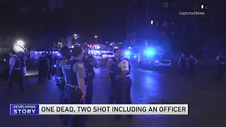 Chicago police officer shot in South Shore; 1 man dead, teen wounded