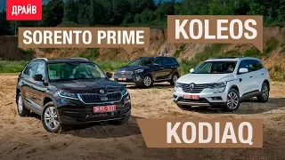 Skoda Kodiaq • Renault Koleos • Kia Sorento Prime — сравнительный тест-драйв