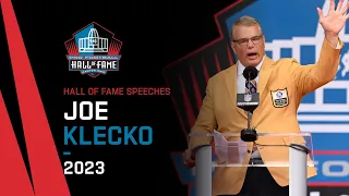 Joe Klecko's Full Hall of Fame Speech | 2023 Pro Football Hall of Fame | NFL