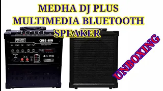 Medha DJ Plus Professional Cube 28 Wireless Portable Public Address System With FM USB & Remote