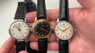 Видеообзор на часы Спортивные с функцией стоп-секунда 1950-х годов 1 Московского часового завода