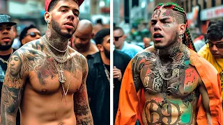 Anuel vs 6ix9ine: Pelea Completa 😱🔥 *Karol G explica video con Anuel*