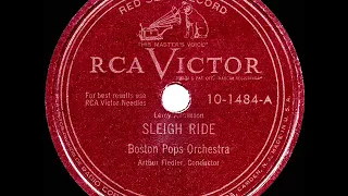 1949 HITS ARCHIVE: Sleigh Ride - Boston Pops (1st recorded version)