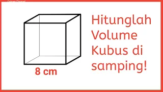 Cara Mudah Menghitung Volume Kubus || Kelas 5 SD/MI Semester 2 Kurikulum 13