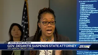 Gov. DeSantis suspends Orlando state attorney, saying she neglected her duties