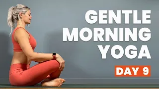 Gentle 20 Minute Morning Yoga Class - 21 days of free live online yoga classes - (Day 9)