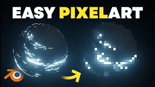 The Easiest Way to Make Pixel Art in Blender [Tutorial]