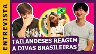 ATORES TAILANDESES DE BL REAGEM A MÚSICAS BRASILEIRAS feat. OXQ (Anitta, Iza, Pabllo Vittar)