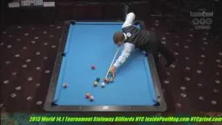 2013 World 14.1 Mika Immonen VS Darren Appleton at Steinway Billiards