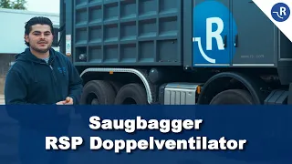 Saugbaggerarbeiten mit RSP Doppelventilator auf Mercedes Arocs | Resentra GmbH