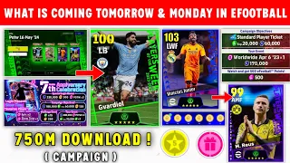 What Is Coming On Tomorrow & Next Monday In eFootball 2024 Mobile | 7th anniversary Campaign
