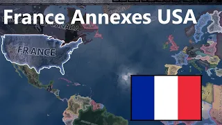 France Annexed America! Hoi4 Timelapse
