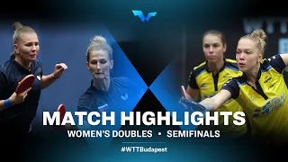 Olga Vorobeva/Yana Noskova vs Linda Bergstrom/Christina Kallberg | WTT Contender Budapest 2021 (1/2)