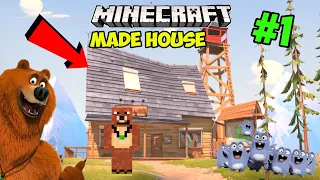 Grizzy The Lemmings Made own  House Ni Minecraft New episode 1 Funny Gameplay @CarryDepie