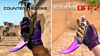 CS GO And Standoff 2 Weapons Comparison (2023)