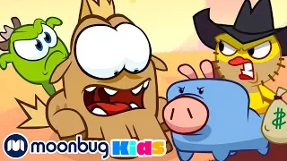 Om Nom Stories - The Wild West! | Cut The Rope | Funny Cartoons for Kids & Babies | Moonbug TV