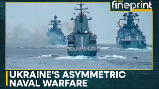 Ukraine claims its sea drones sank a Russian warship | WION Fineprint