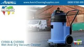 Industrial Wet & Dry Vacuum Cleaner - Numatic CV900 CVD900 CV570 CVD570