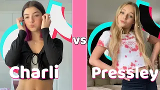 Charli D’amelio Vs Pressley Hosbach TikTok Dances Compilation 2020