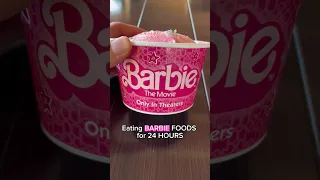 Eating BARBIE FOODS for 24 HOURS!