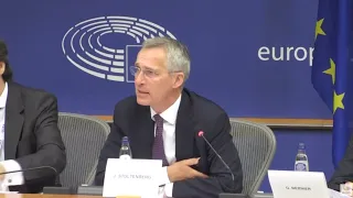 LIVE: Jens Stoltenberg speaks to the EU Parliament