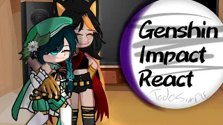 Genshin Impact Reacts To The Traveler F/MC || Gacha Club || Genshin Impact || XiaoLumi ||