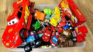 Looking for Disney Pixar Cars: Lightning McQueen, Sally, Cruz, Doc Hudson, Tow Mater, Storm, Sheriff