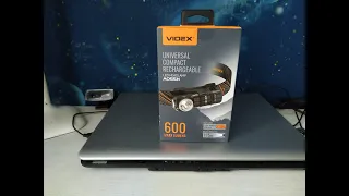 Портативный светодиодный фонарик VIDEX VLF-A055H 600Lm 5700K