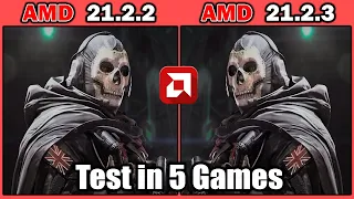 AMD Driver (21.2.2) vs (21.2.3) Test in 5 Games RX 480 in 2021 |1080p