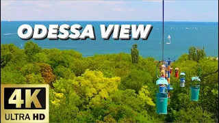 ОДЕССА ВИД С ВЫСОТЫ 4К 🔥 |  ОТРАДА, КАНАТНАЯ ДОРОГА, МОРЕ | ODESSA VIEW 2020🔥