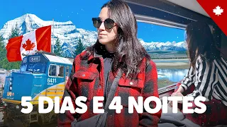 Cruzando o CANADÁ de TREM! 🚂 A viagem mais diferente da minha vida (Vancouver → Toronto → Montreal)