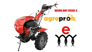 Motocultor Weima WM 1100 BE Diesel, montaj, pornire, proba, AgroPro