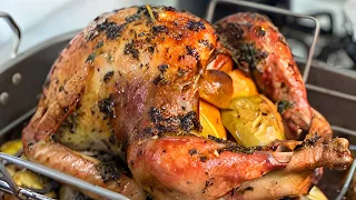 Garlic Butter And Herb Roasted Turkey Recipe | Step-By-Step Tutorial