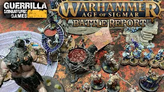 Warhammer: Age of Sigmar 3rd Ed Battle Report - Daughters of Khaine vs. Ogor Mawtribes