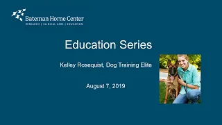 Service Animals for Mobility Support in Chronic Illness, Kelley Rosequist August 2019