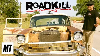 In a Junkyard for 30 Years! '57 Chevy Turbo Rebuild | Roadkill | MotorTrend