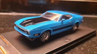 premium x 1/43 ford mustang mach 1 1973 diecast model car