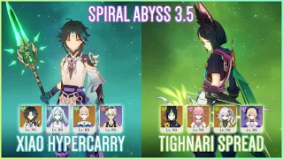 C6 Xiao Hypercarry & C2 Tighnari Yae Miko Spread | Spiral Abyss 3.5 | Genshin Impact