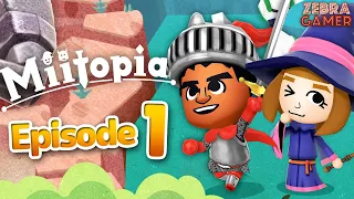 Miitopia Nintendo Switch Gameplay Walkthrough Part 1 - The Dark Lord! Easin Hills!