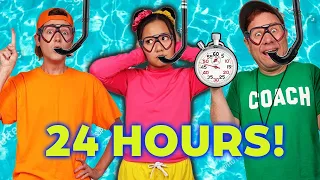 Ellie's Epic 24 Hour Swimming Pool Challenge | Ellie Sparkles | WildBrain Zigzag