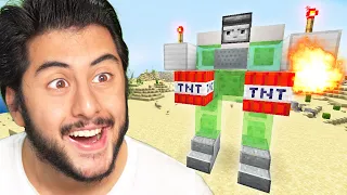 SAVAŞ ROBOTU!! MİNECRAFT EFSANE Mİ? GERÇEK Mİ?