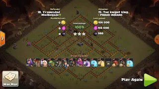 TH11 HYBRID WITHOUT KING !! 3 STAR ANY BASE !! GUIDE HYBRID !! CLASH OF CLANS !! COC !! INDIA