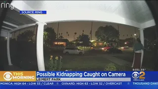 Kidnapping Suspected After Screams, Car Driving Away With Trunk Open Caught On Video