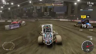 World Of Outlaws Dirt Racing Chili Bowl midget series Gameplay