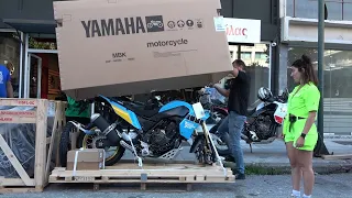 unboxing the YAMAHA TENERE RALLY 700